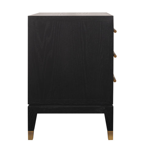 Lucia 3 Drawer Bedside Table